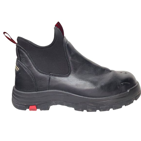 RockRooster Chelsea Boots Mens 15 Wide Steel Toe Black Red No Insoles Workwear main image 6